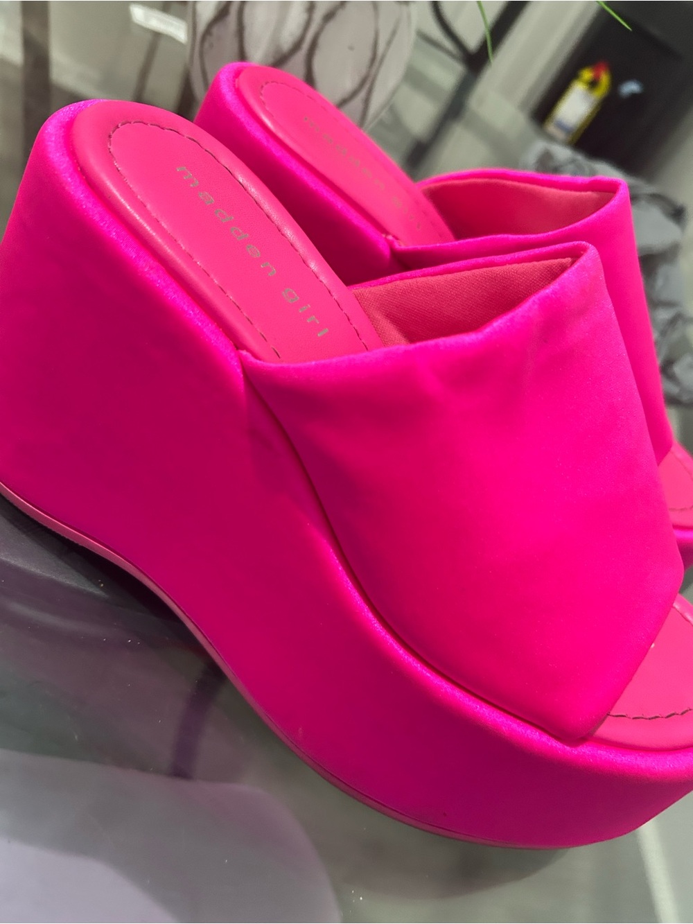 Pink wedges